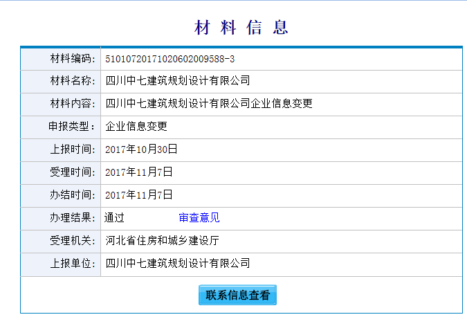 设计公司-中七设计院河北备案成功！