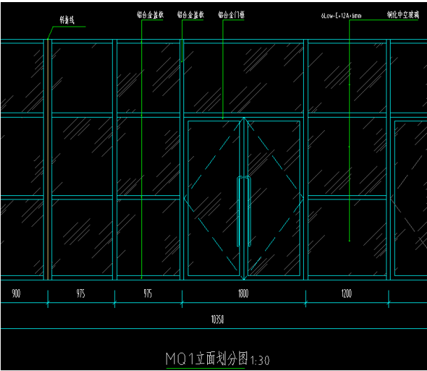 建筑幕墙设计-设计案例分享：某玻璃幕墙设计